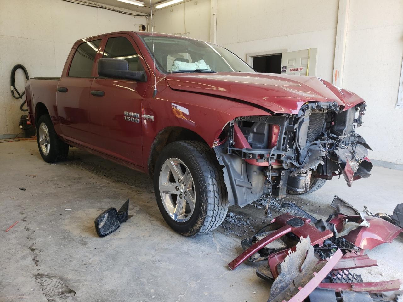 RAM 1500 ST 2014 with VIN 1C6RR7KTXES300550 - Photo from auction