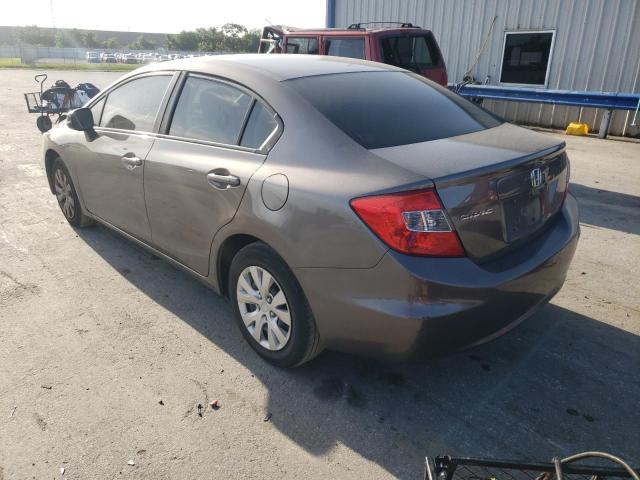 Photo 3 from auction – 2012 HONDA CIVIC LX with VIN 19XFB2F54CE024445