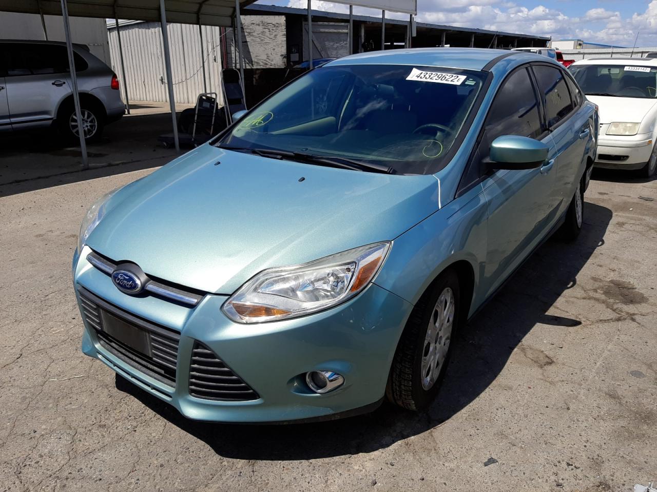 Photo 2 from auction – 2012 FORD FOCUS SE with VIN 1FAHP3F25CL409211