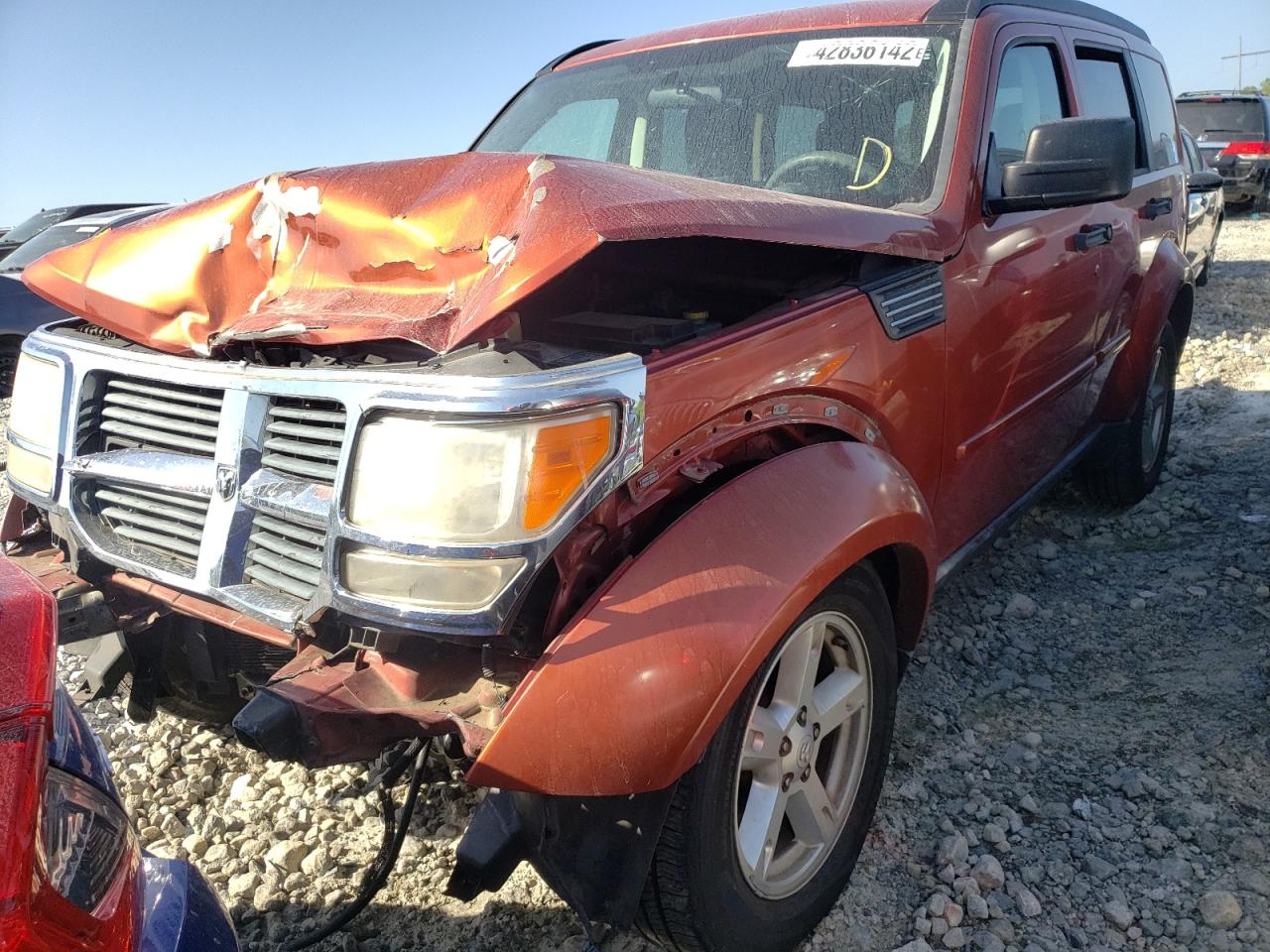 Photo 2 from auction – 2008 DODGE NITRO SXT with VIN 1D8GT28K78W200861