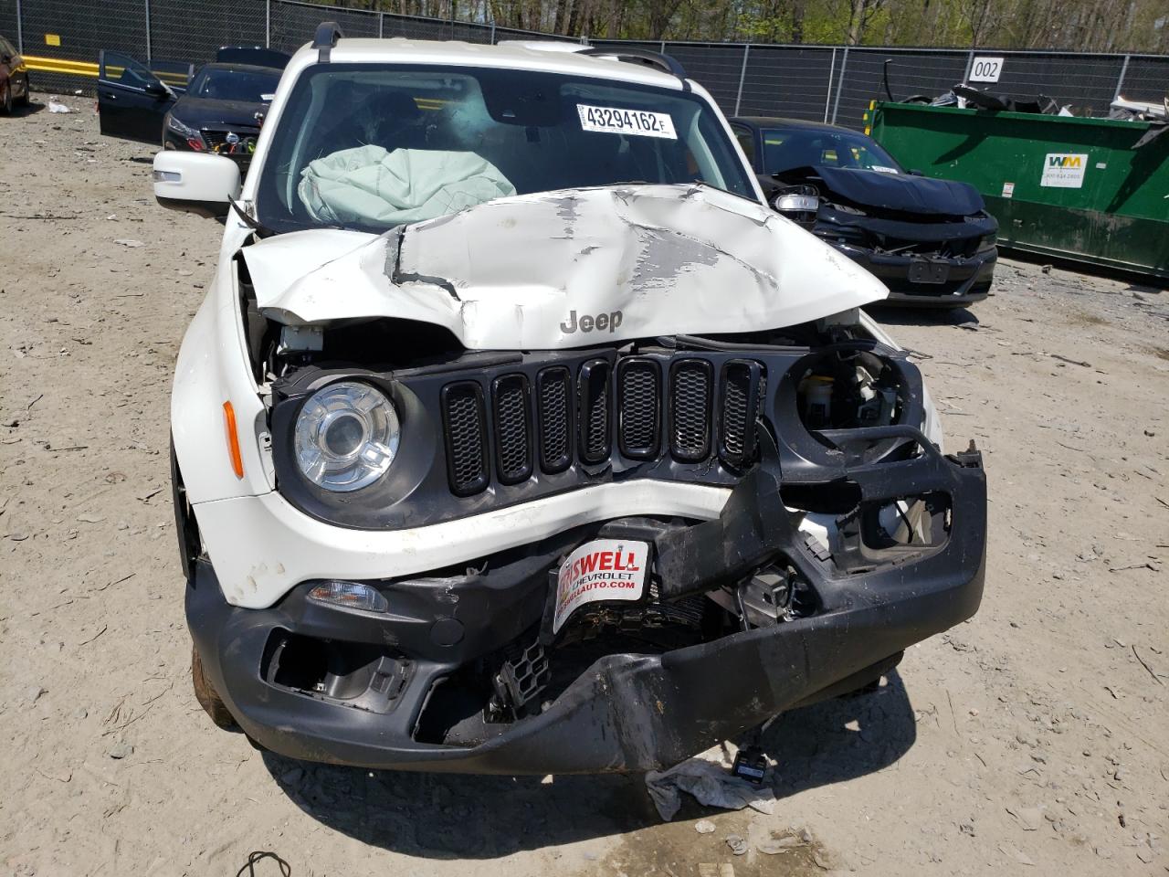Photo 9 from auction – 2018 JEEP RENEGADE L with VIN ZACCJBBB2JPH13417