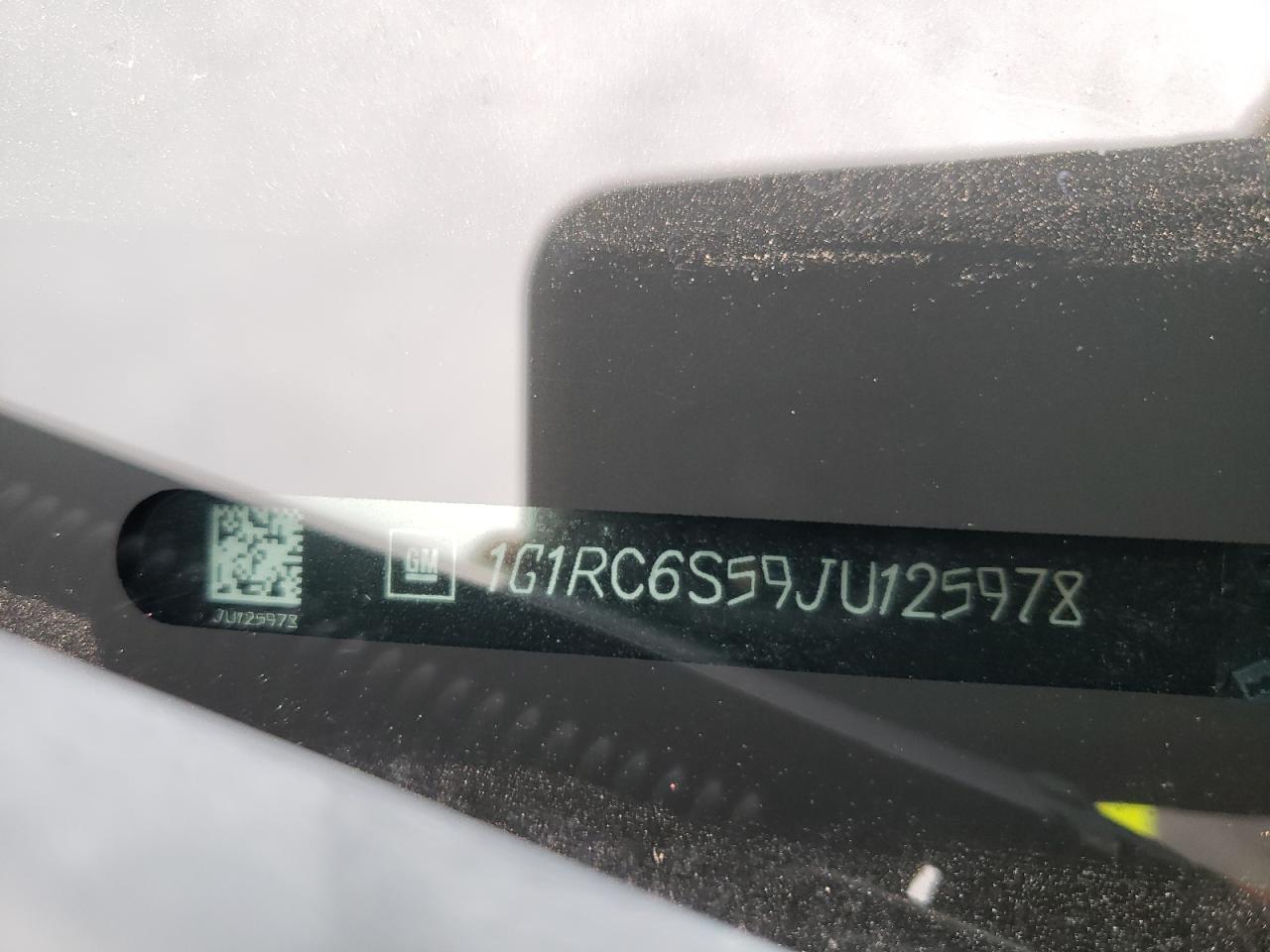 Photo 20 from auction – 2018 CHEVROLET VOLT LT with VIN 1G1RC6S59JU125978