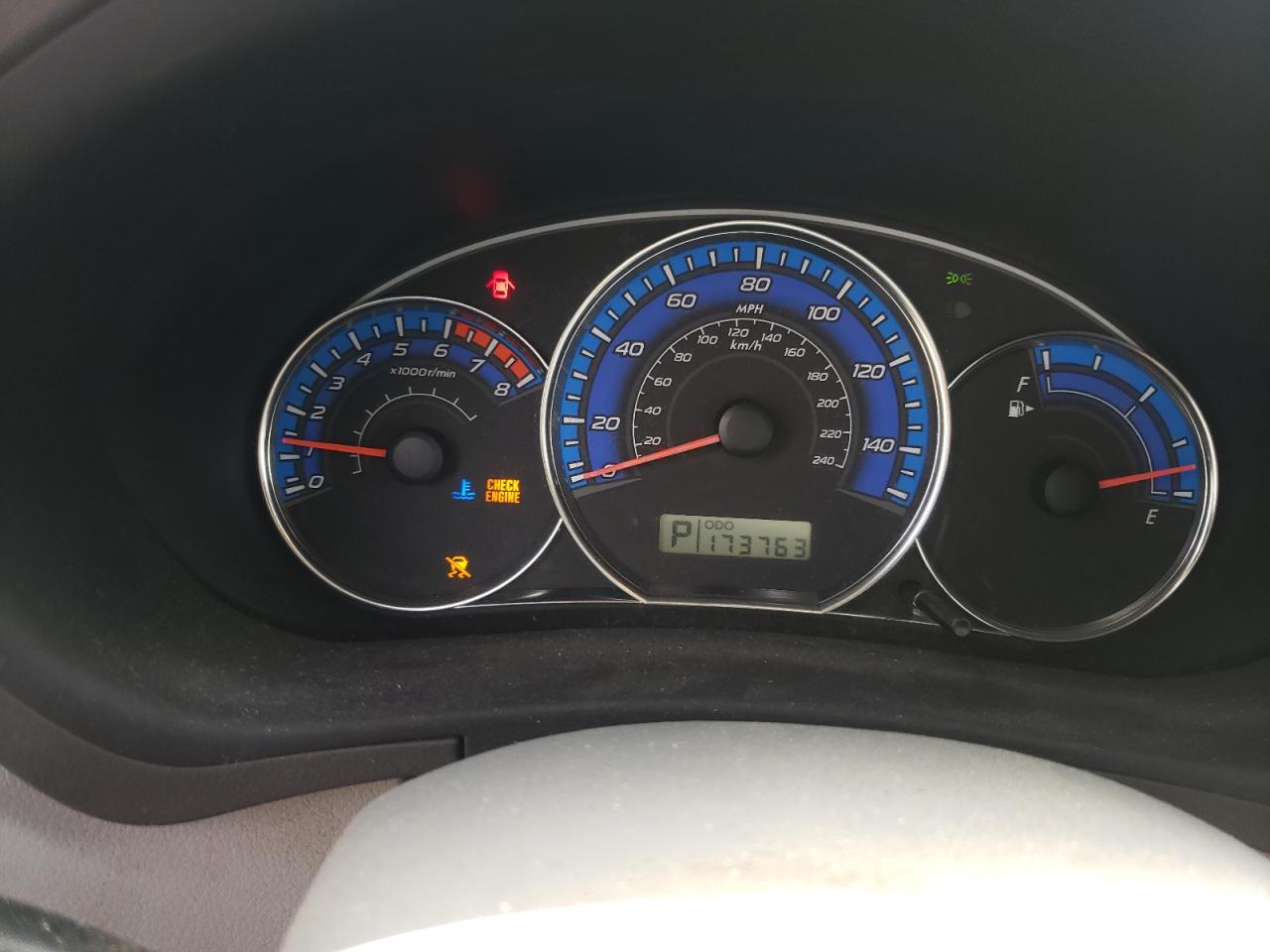 Photo 8 from auction – 2009 SUBARU FORESTER 2 with VIN JF2SH61619H741653
