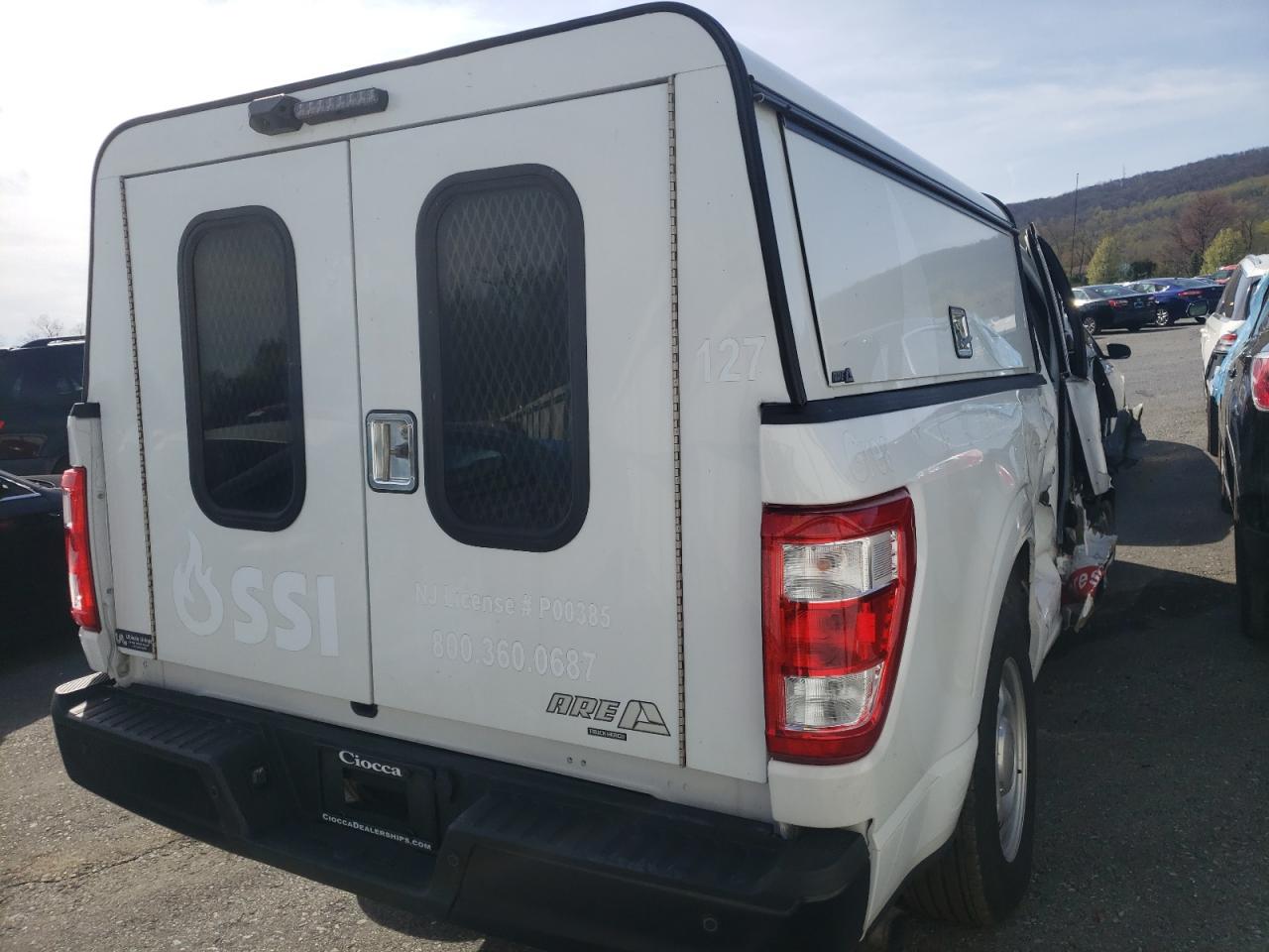 Photo 4 from auction – 2021 FORD F150 with VIN 1FTMF1CP8MKD58018