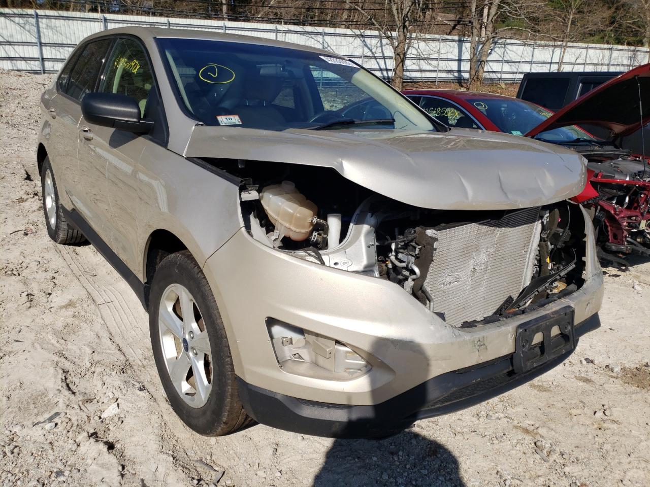 FORD EDGE SE 2018 with VIN 2FMPK4G9XJBC34100 - Photo from auction