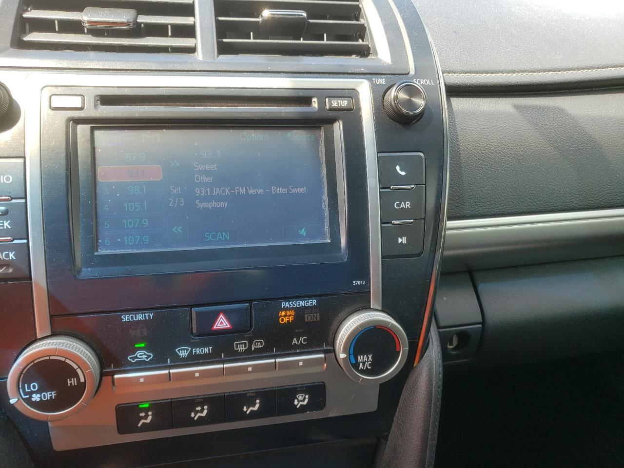 Photo 9 from auction – 2012 TOYOTA CAMRY BASE with VIN 4T1BF1FK7CU016713