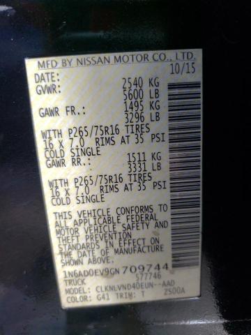 Photo 10 from auction – 2016 NISSAN FRONTIER S with VIN 1N6AD0EV9GN709744