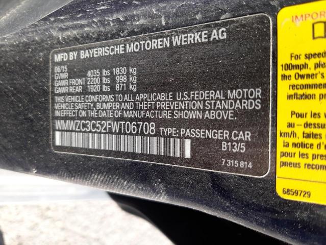 Photo 10 from auction – 2015 MINI COOPER S C with VIN WMWZC3C52FWT06708