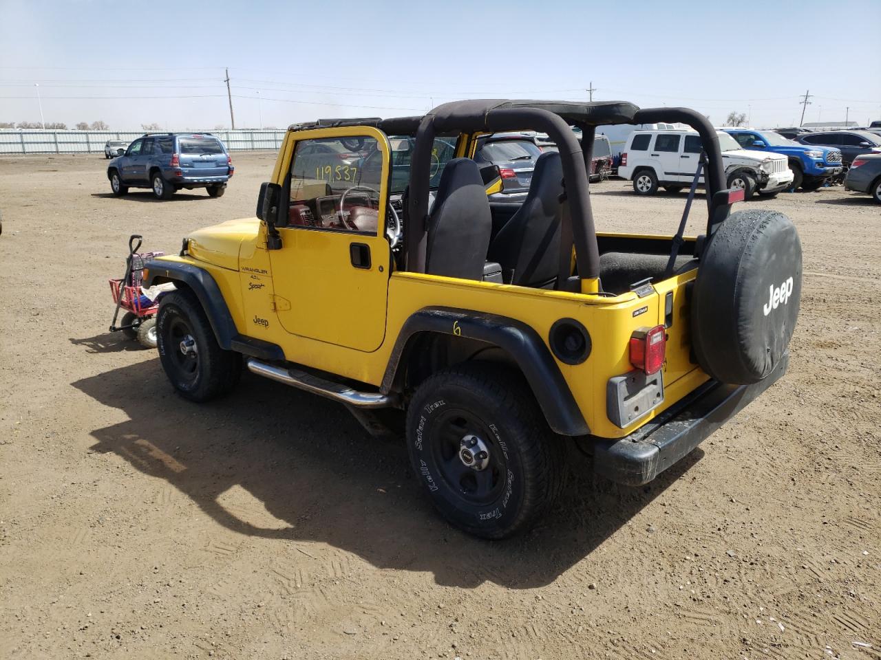 Photo 3 from auction – 2000 JEEP WRANGLER / with VIN 1J4FA49S1YP736879