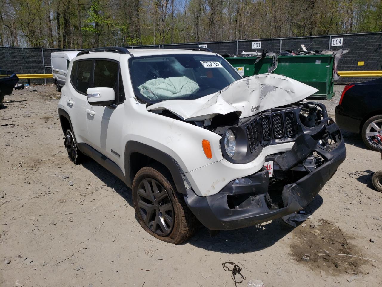 JEEP RENEGADE L 2018 with VIN ZACCJBBB2JPH13417 - Photo from auction