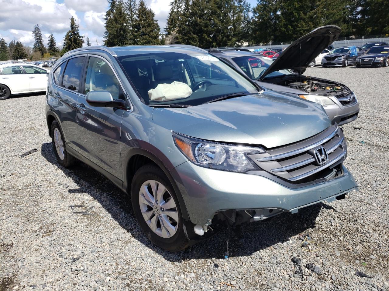 HONDA CR-V EXL 2012 with VIN JHLRM4H79CC005918 - Photo from auction