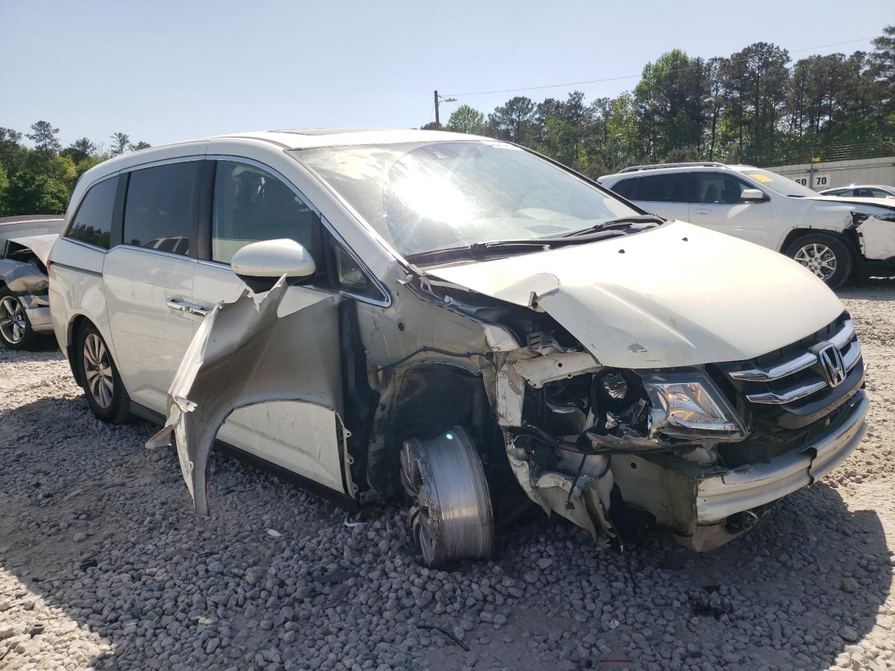 HONDA ODYSSEY EX 2014 with VIN 5FNRL5H63EB041722 - Photo from auction
