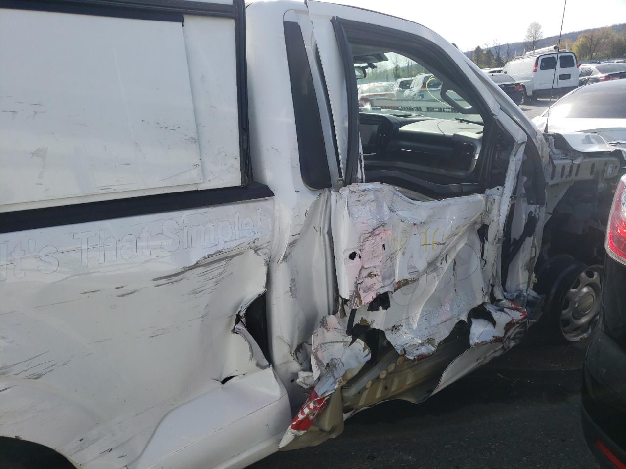Photo 9 from auction – 2021 FORD F150 with VIN 1FTMF1CP8MKD58018