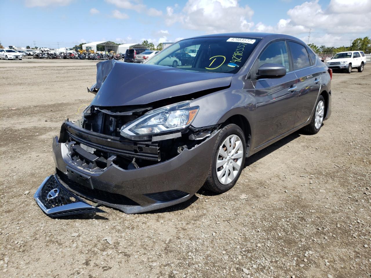 Photo 2 from auction – 2017 NISSAN SENTRA S with VIN 3N1AB7AP5HL645926