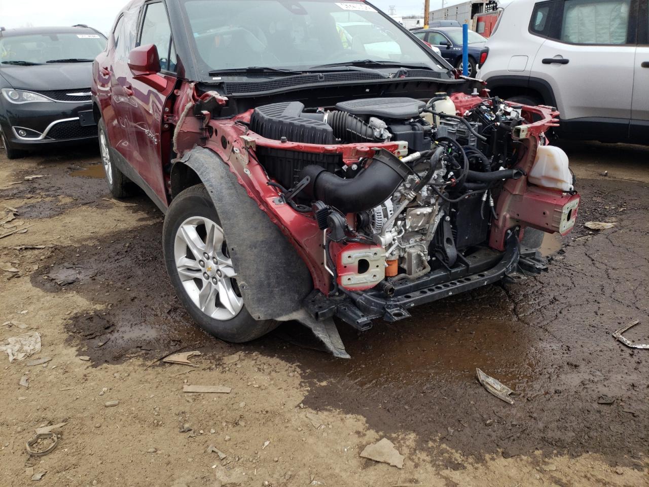Photo 1 from auction – 2021 CHEVROLET BLAZER 2LT with VIN 3GNKBHRS0MS560743