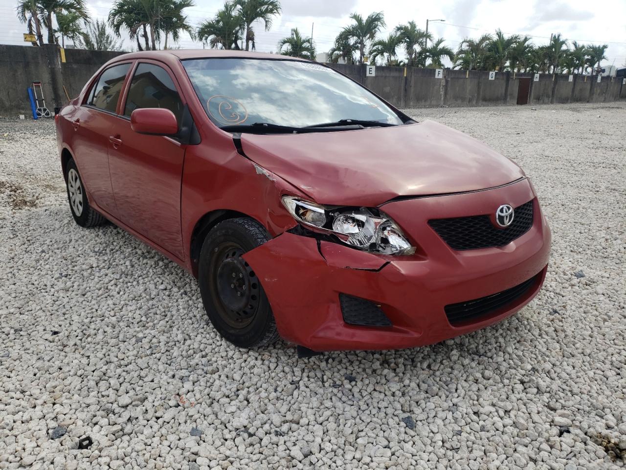 TOYOTA COROLLA BA 2010 with VIN 2T1BU4EE5AC237955 - Photo from auction