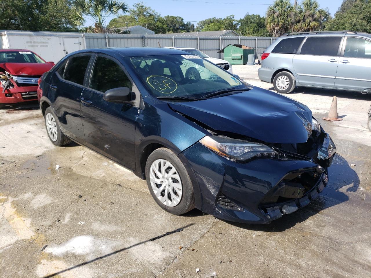 TOYOTA COROLLA L 2019 with VIN 2T1BURHE4KC211356 - Photo from auction