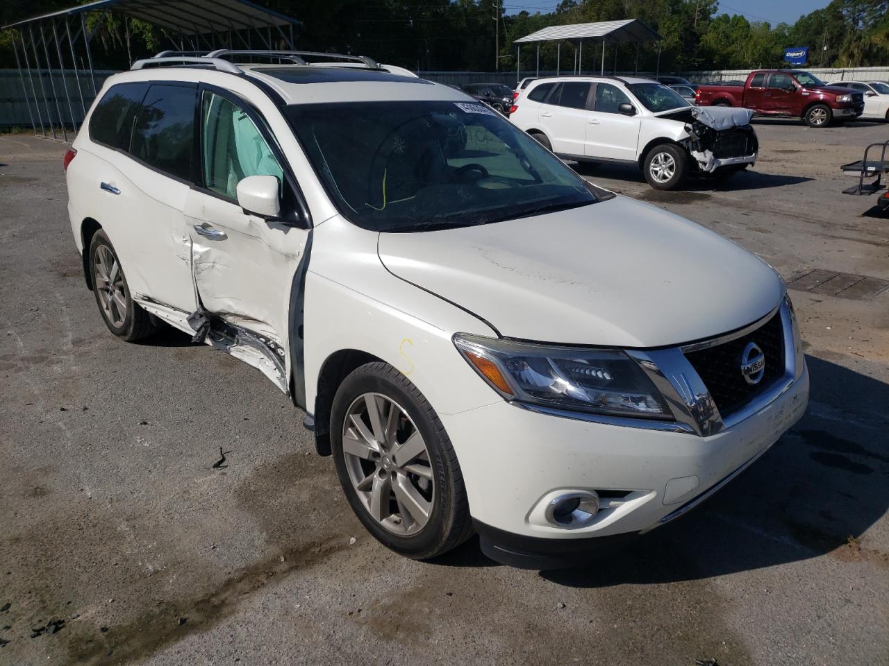 NISSAN PATHFINDER 2016 with VIN 5N1AR2MN8GC623365 - Photo from auction