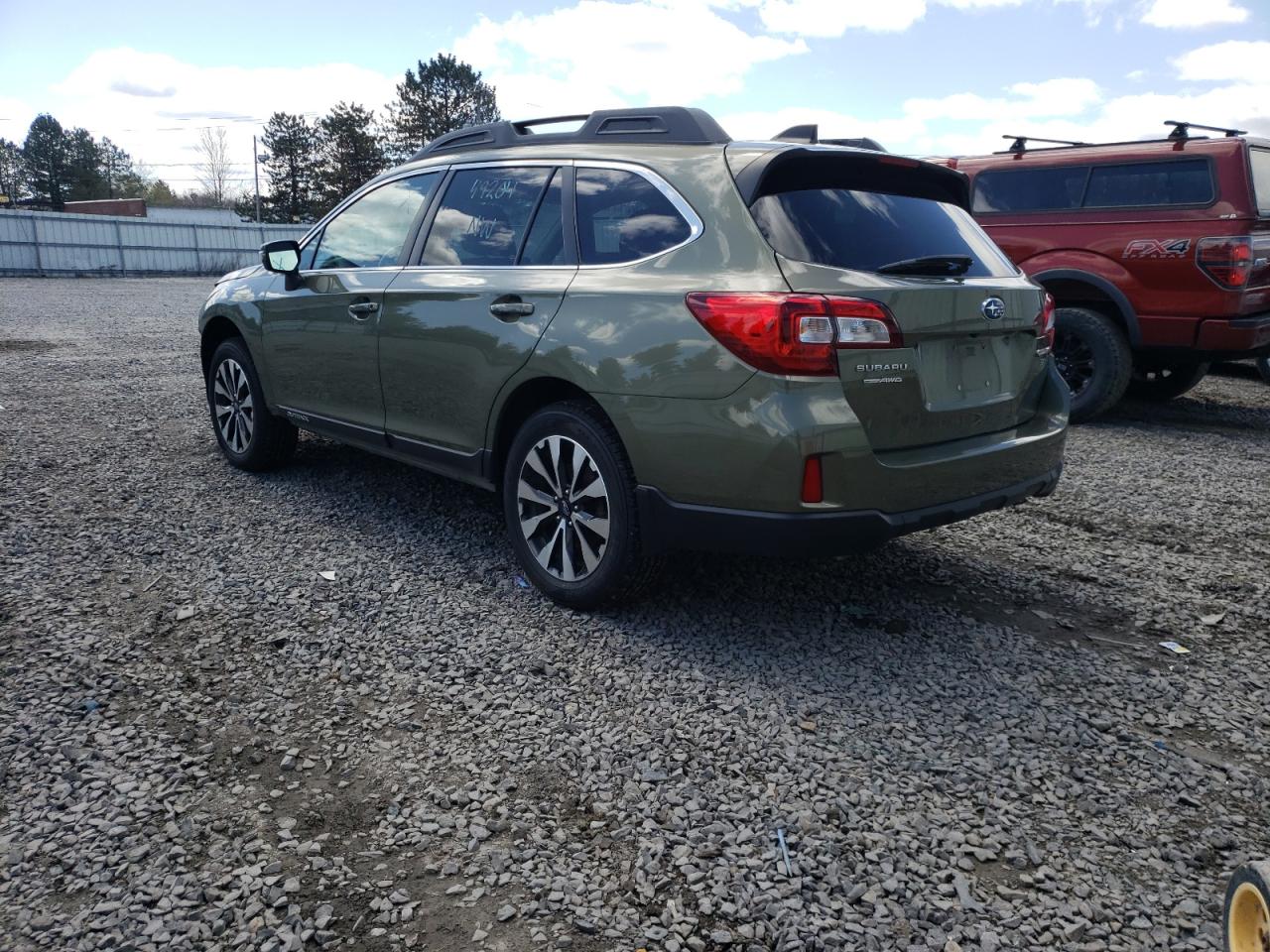 Фото 3 с аукциона – 2016 SUBARU OUTBACK 3. с VIN 4S4BSENC1G3302355