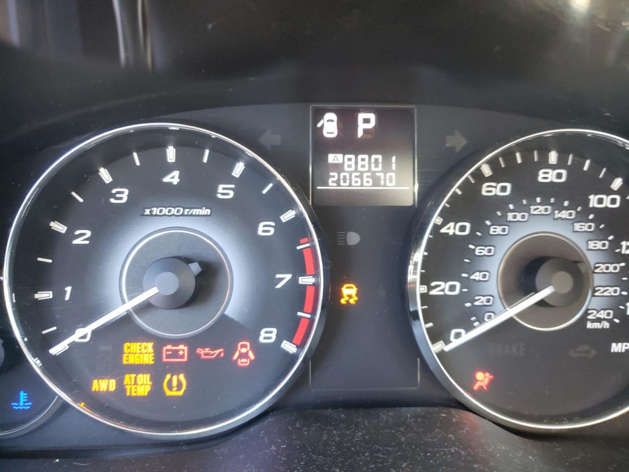 Photo 8 from auction – 2010 SUBARU LEGACY 2.5 with VIN 4S3BMBC64A3212537