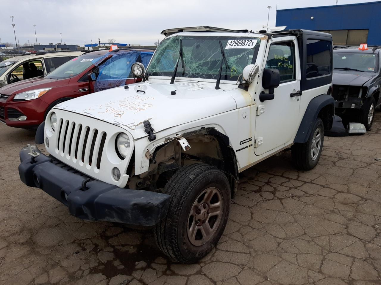 Photo 2 from auction – 2016 JEEP WRANGLER S with VIN 1C4AJWAG2GL344924