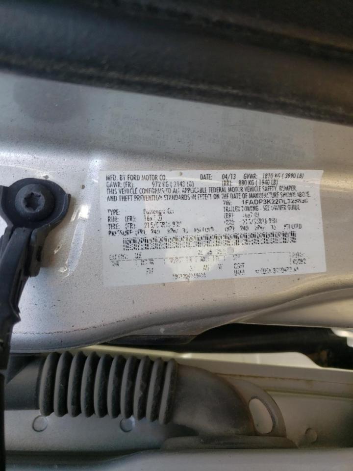 Photo 10 from auction – 2013 FORD FOCUS SE with VIN 1FADP3K22DL325630