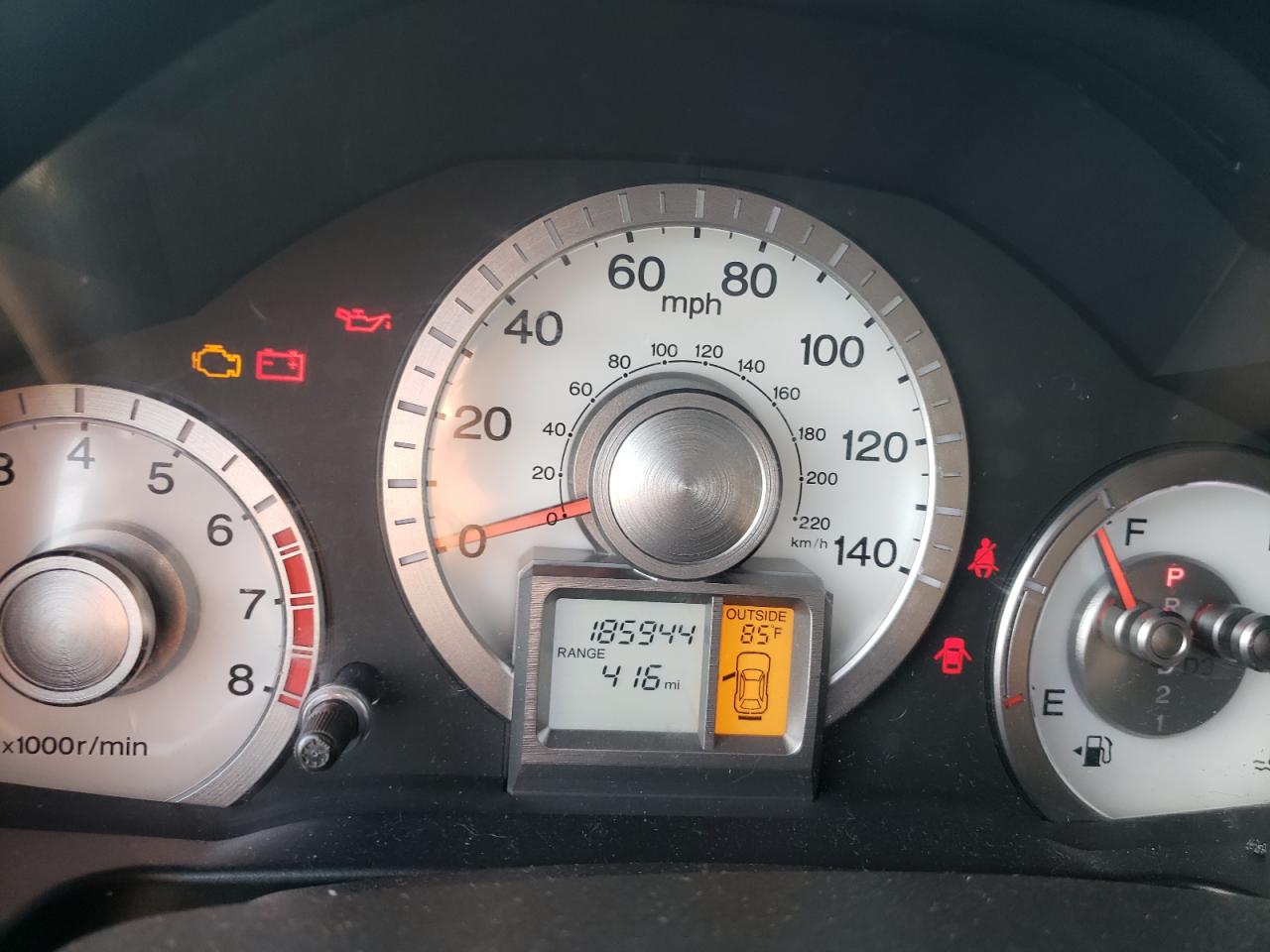 Photo 8 from auction – 2011 HONDA PILOT EXL with VIN 5FNYF3H64BB034653