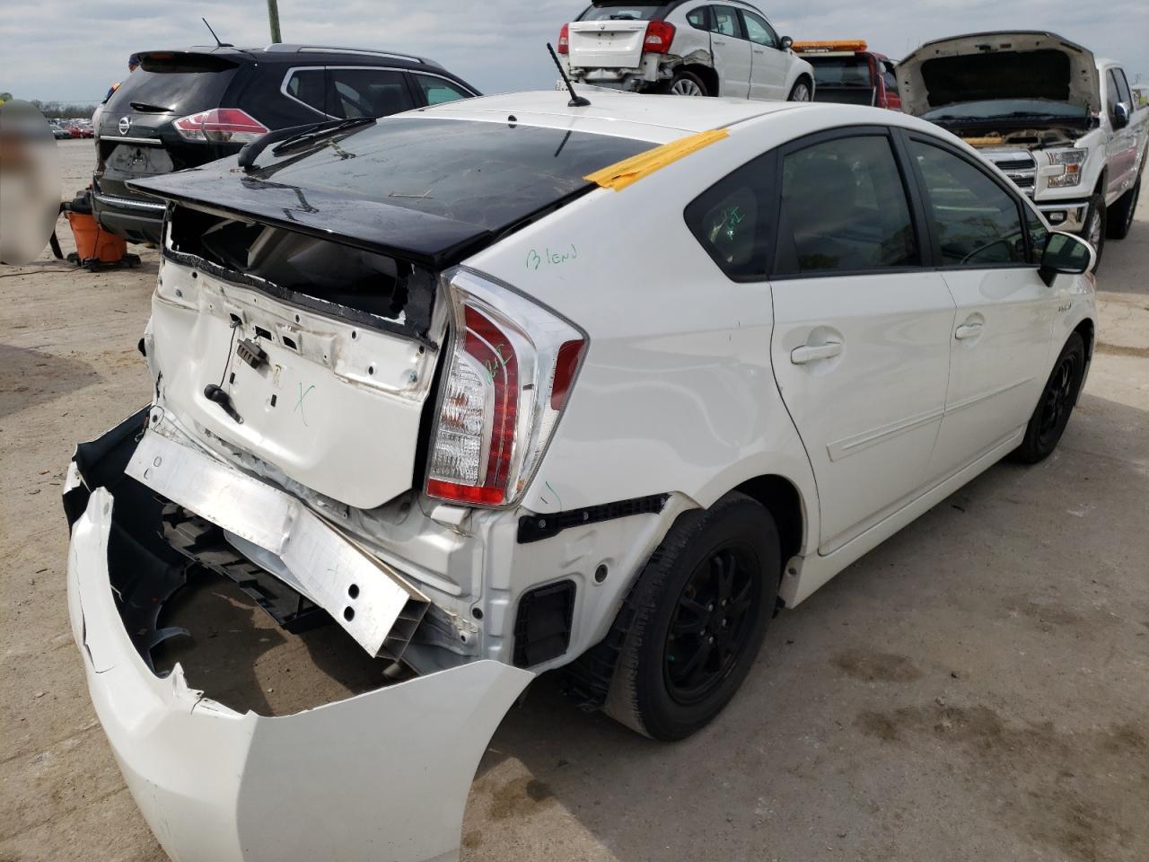 Photo 4 from auction – 2012 TOYOTA PRIUS with VIN JTDKN3DUXC5411504