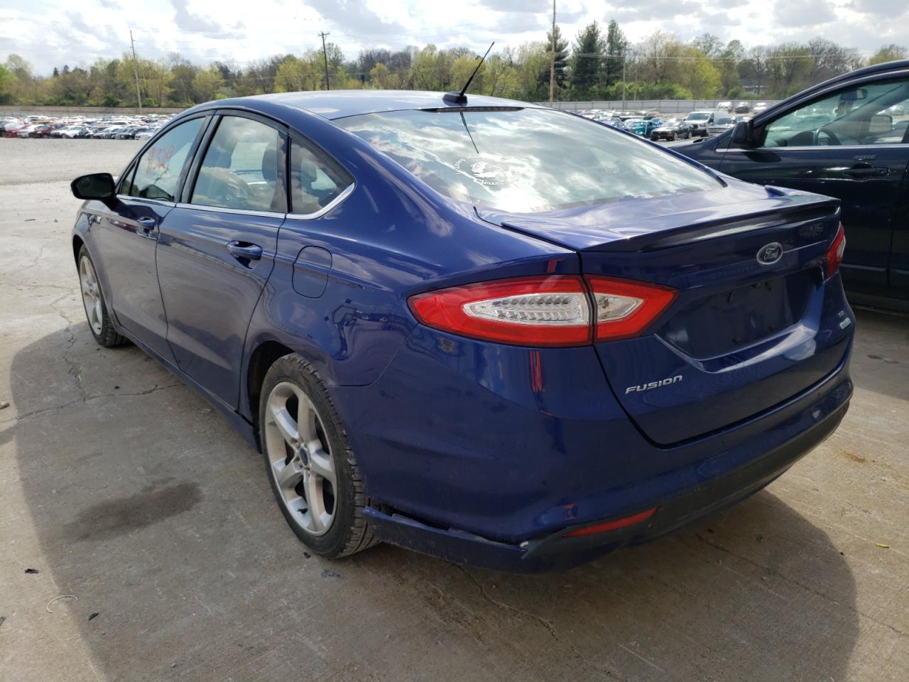 Photo 3 from auction – 2016 FORD FUSION SE with VIN 3FA6P0HD1GR395772