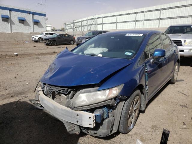 Photo 2 from auction – 2013 HONDA CIVIC LX with VIN 19XFB2F55DE082808
