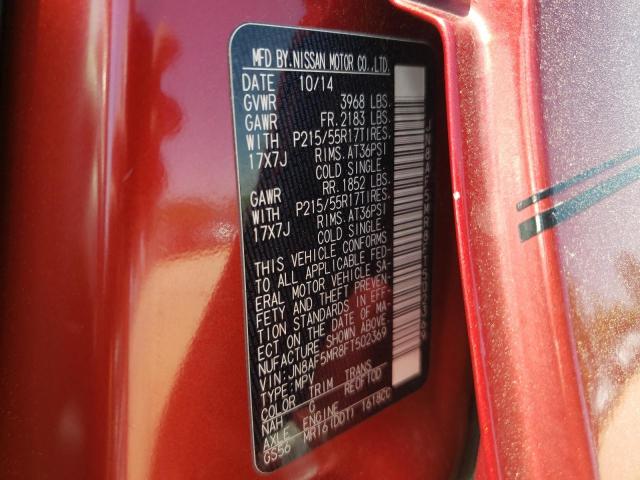 Photo 10 from auction – 2015 NISSAN JUKE S with VIN JN8AF5MR8FT502369