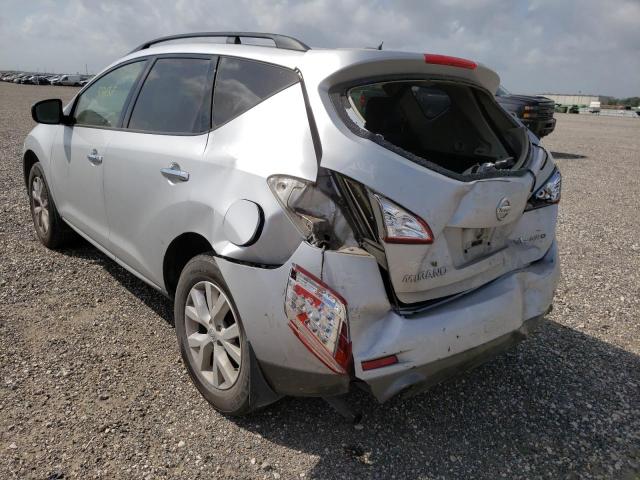 Photo 3 from auction – 2012 NISSAN MURANO S with VIN JN8AZ1MW9CW229409