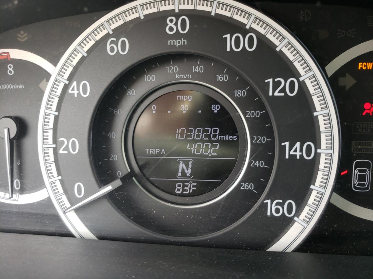 Photo 8 from auction – 2013 HONDA ACCORD with VIN 1HGCR2F87DA053310