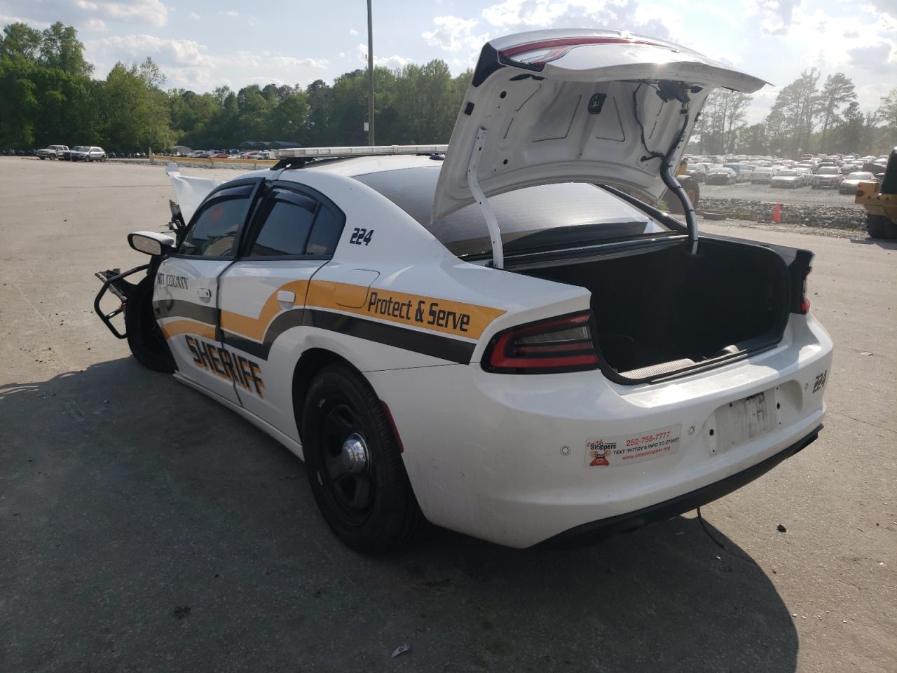 Photo 3 from auction – 2018 DODGE CHARGER PO with VIN 2C3CDXAT7JH144567