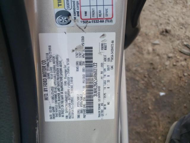 Photo 10 from auction – 2010 LINCOLN MKZ with VIN 3LNHL2GC5AR602122