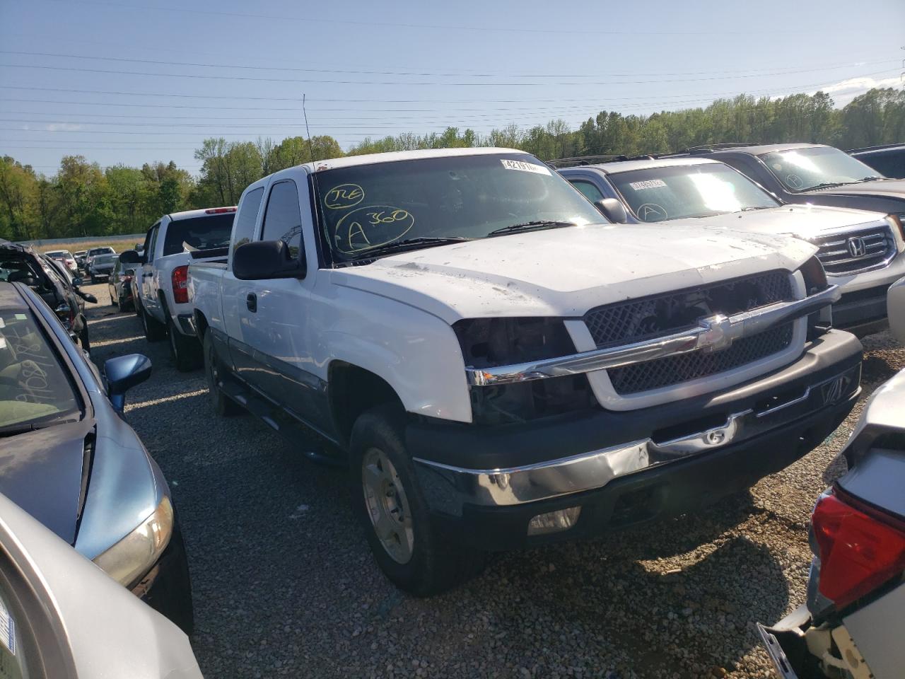 CHEVROLET SILVERADO 2003 with VIN 2GCEK19V931166384 - Photo from auction