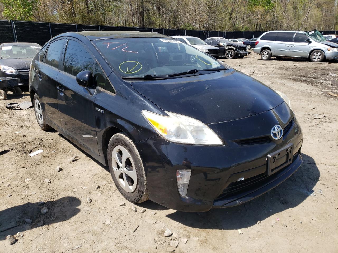 TOYOTA PRIUS 2012 with VIN JTDKN3DU3C5419184 - Photo from auction