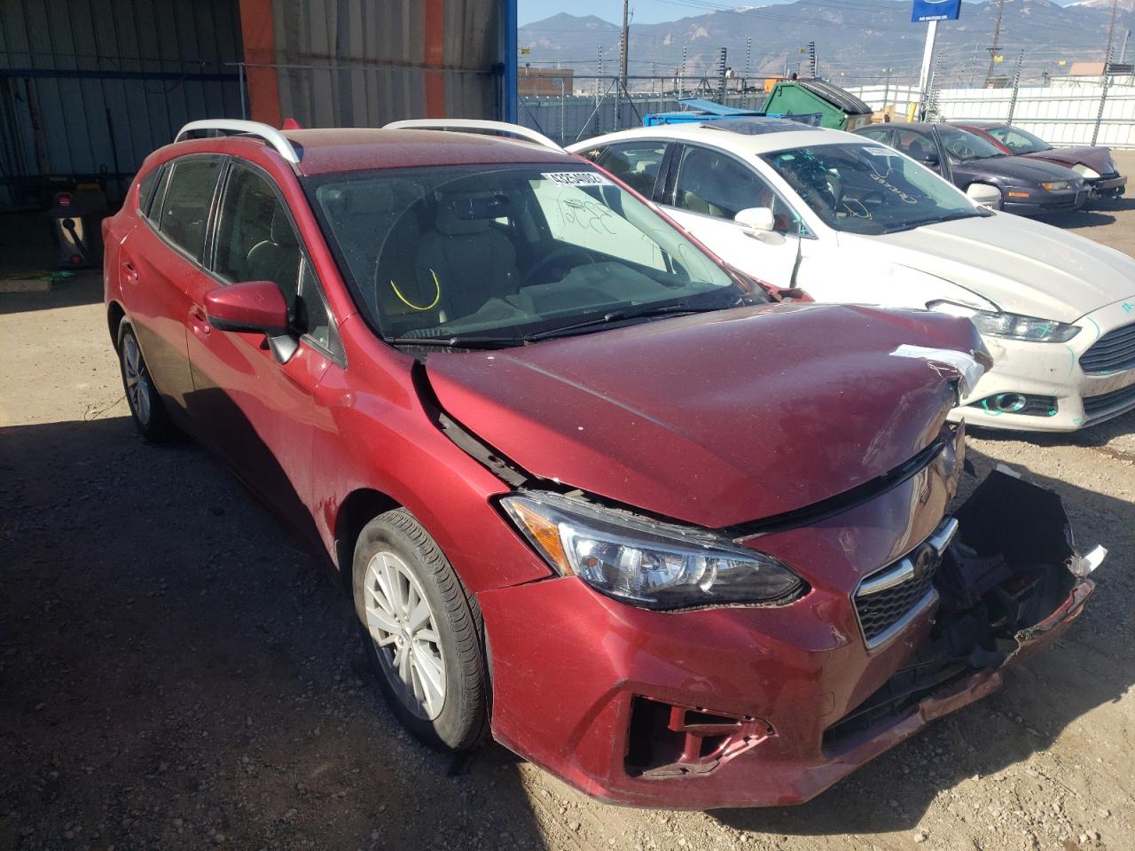 SUBARU IMPREZA PR 2017 with VIN 4S3GTAB63H3739838 - Photo from auction