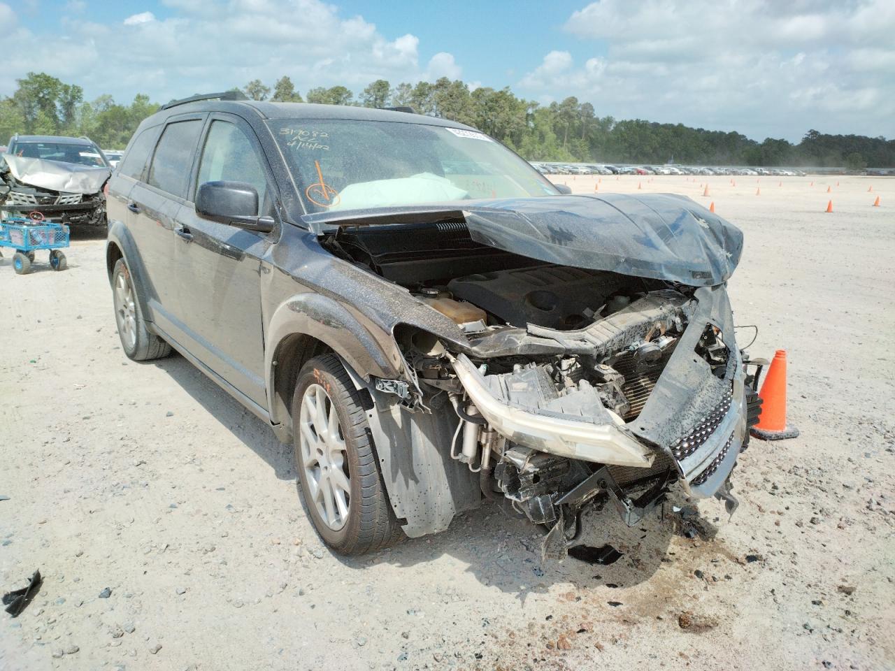 DODGE JOURNEY SX 2013 with VIN 3C4PDCBG6DT502664 - Photo from auction