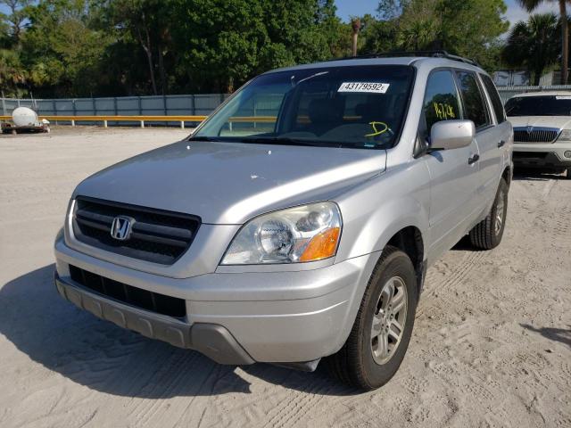 Photo 2 from auction – 2005 HONDA PILOT EXL with VIN 5FNYF18595B025656