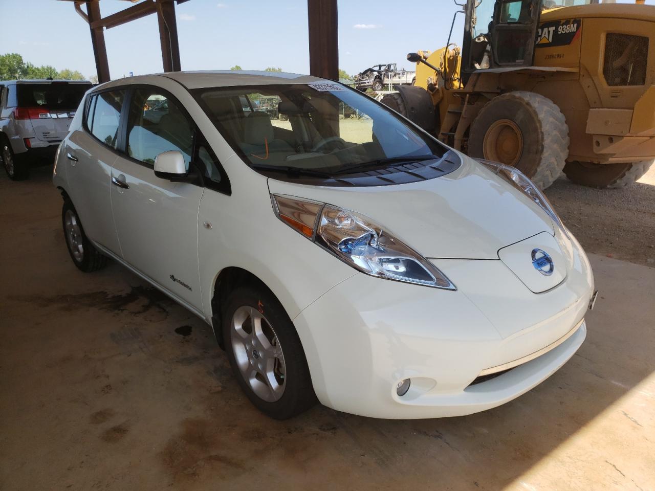 NISSAN LEAF SV 2012 with VIN JN1AZ0CP7CT016981 - Photo from auction