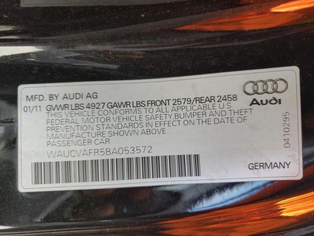 Photo 10 from auction – 2011 AUDI S5 PREMIUM with VIN WAUCVAFR5BA053572