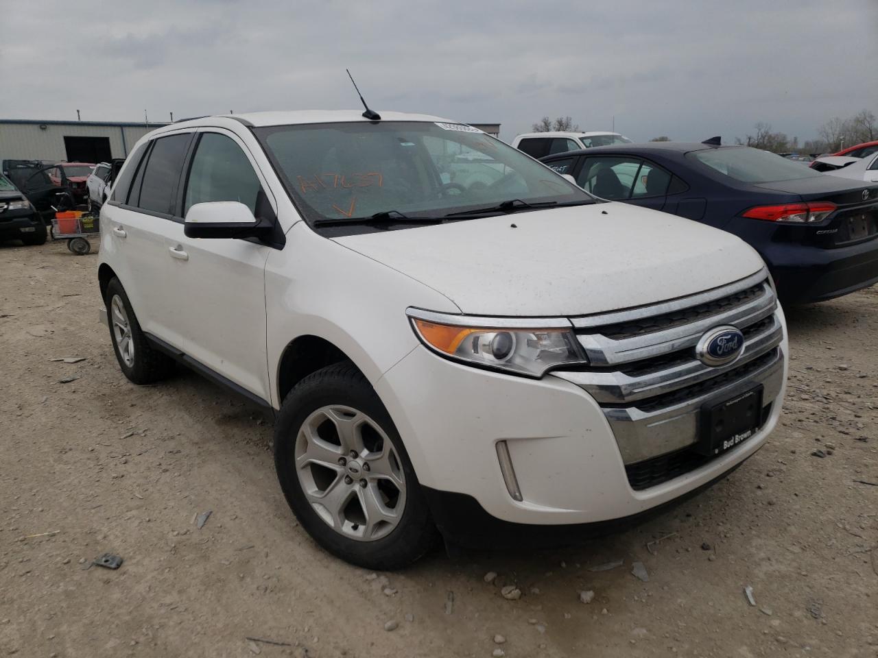 FORD EDGE SEL 2014 with VIN 2FMDK3JCXEBA17637 - Photo from auction