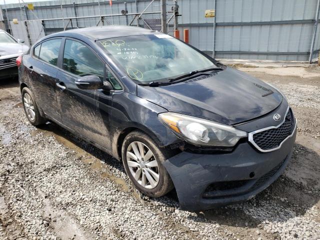 KIA FORTE LX 2014 with VIN KNAFX4A66E5233176 - Photo from auction