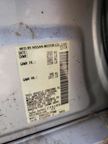 Photo 10 from auction – 2015 NISSAN ALTIMA 2.5 with VIN 1N4AL3AP0FC234189