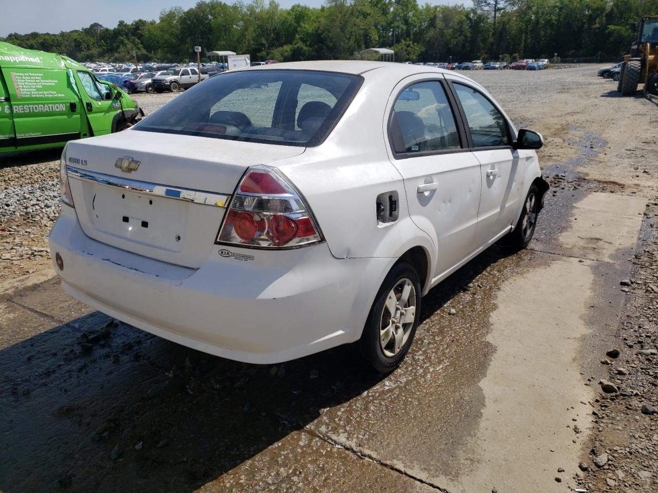 Photo 4 from auction – 2007 CHEVROLET AVEO BASE with VIN KL1TD56607B046038