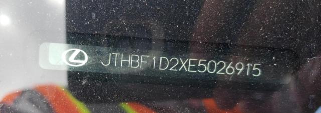 Photo 10 from auction – 2014 LEXUS IS 250 with VIN JTHBF1D2XE5026915