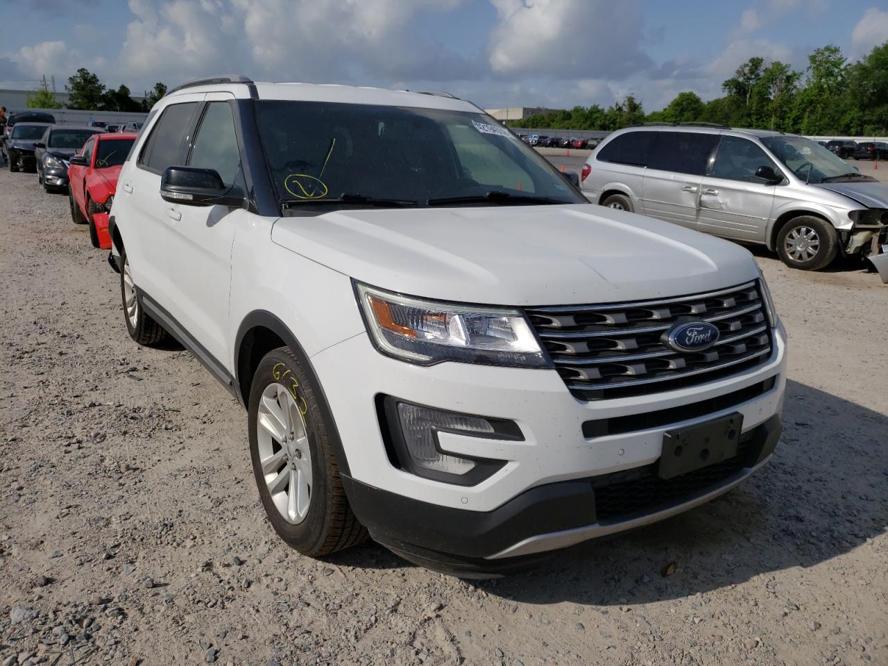 FORD EXPLORER X 2017 with VIN 1FM5K7D83HGD35440 - Photo from auction