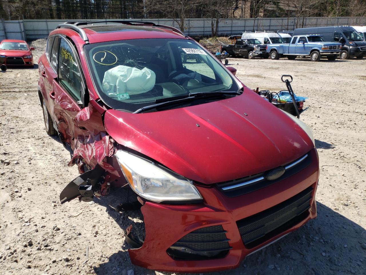 FORD ESCAPE SE 2013 with VIN 1FMCU9GX7DUC06130 - Photo from auction