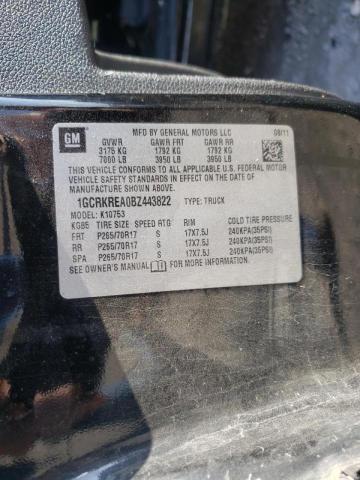 Photo 10 from auction – 2011 CHEVROLET SILVERADO with VIN 1GCRKREA0BZ443822